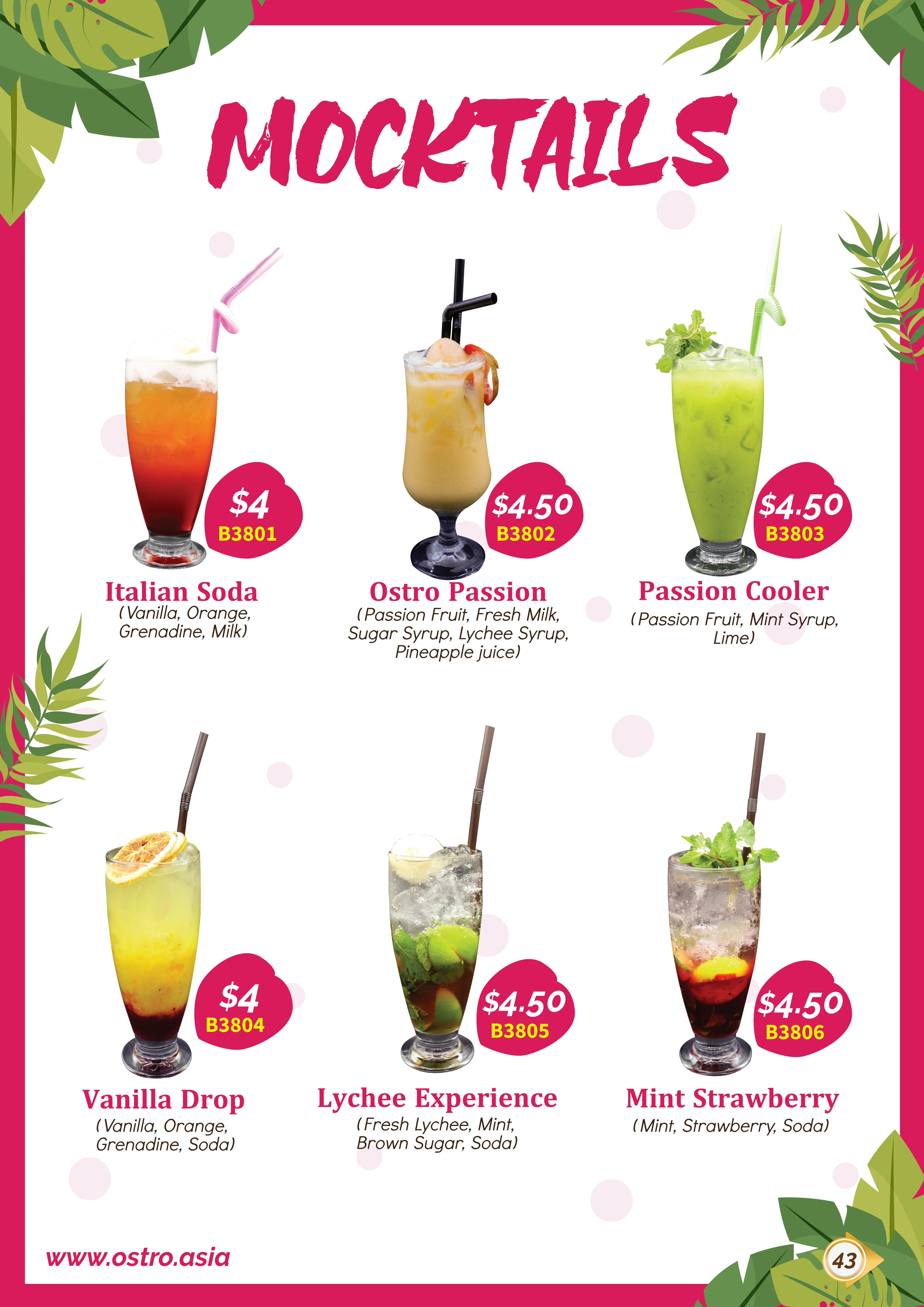 Drinks Menu 13